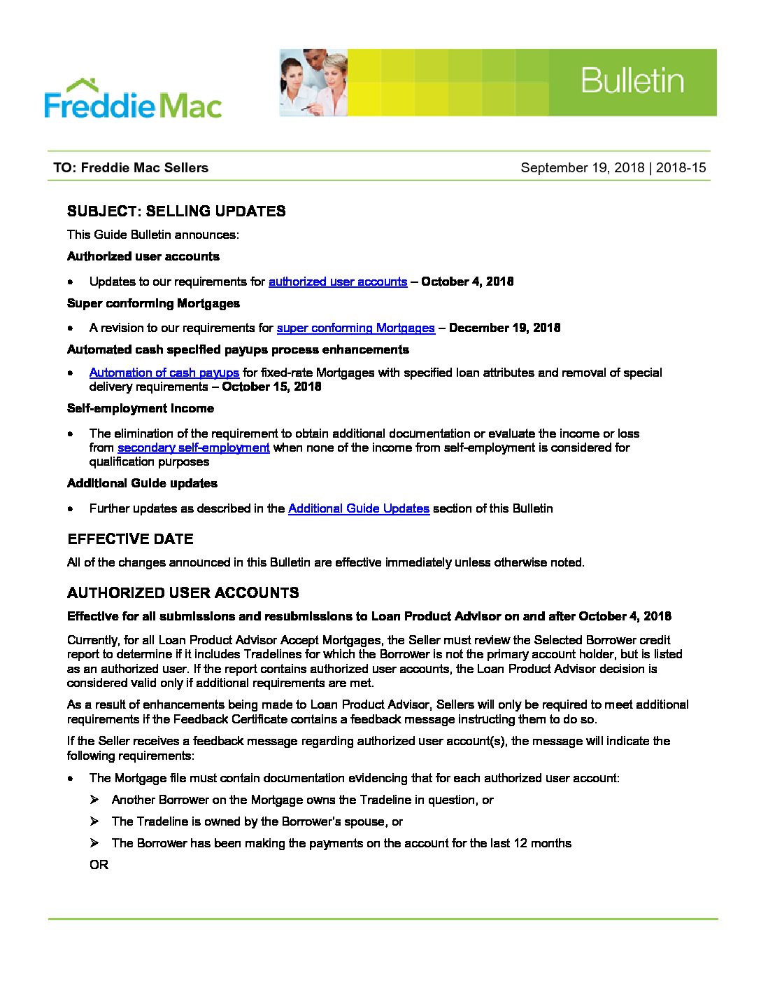 Freddie Mac Selling Guide
